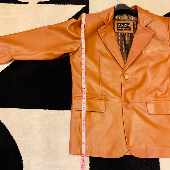 NEOT Zayn Carmel Leather Jacket Size Medium - Picture 7 of 16